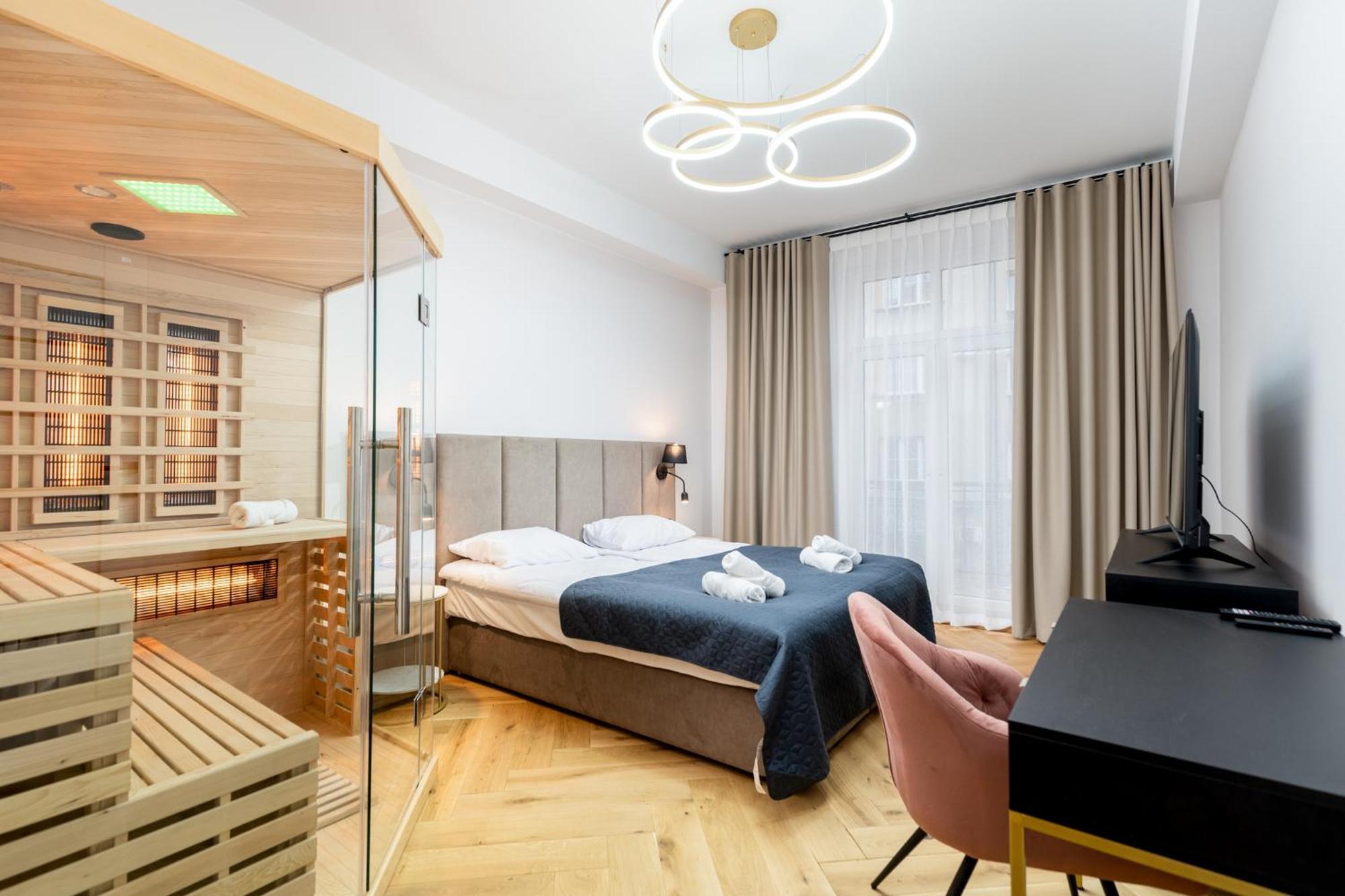 Apartment Bedrooms With Sauna&bath And Free Parking